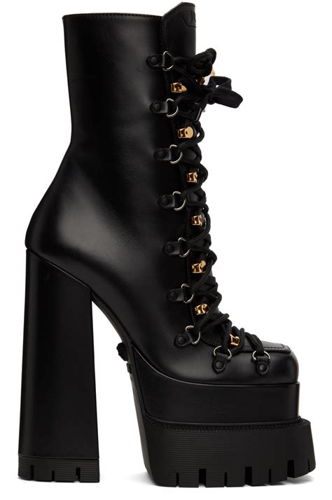 versace westrn black boots|Versace aevitas boots.